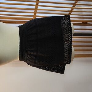 Joey B black lace mini skirt size medium sexy feminine festival goth whimsigoth